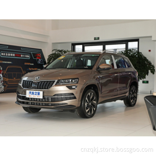 Auto a benzina a spedizione veloce Skoda Karoq Mini auto a gas cinese auto usate per vendita SUV